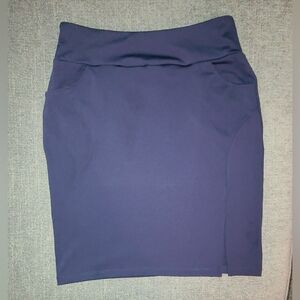 Rimless 7 pencil skirt size L in Navy Blue